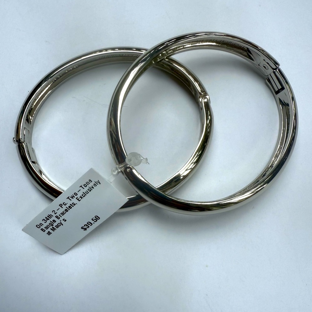 Chic Silver Bangle Bracelets
